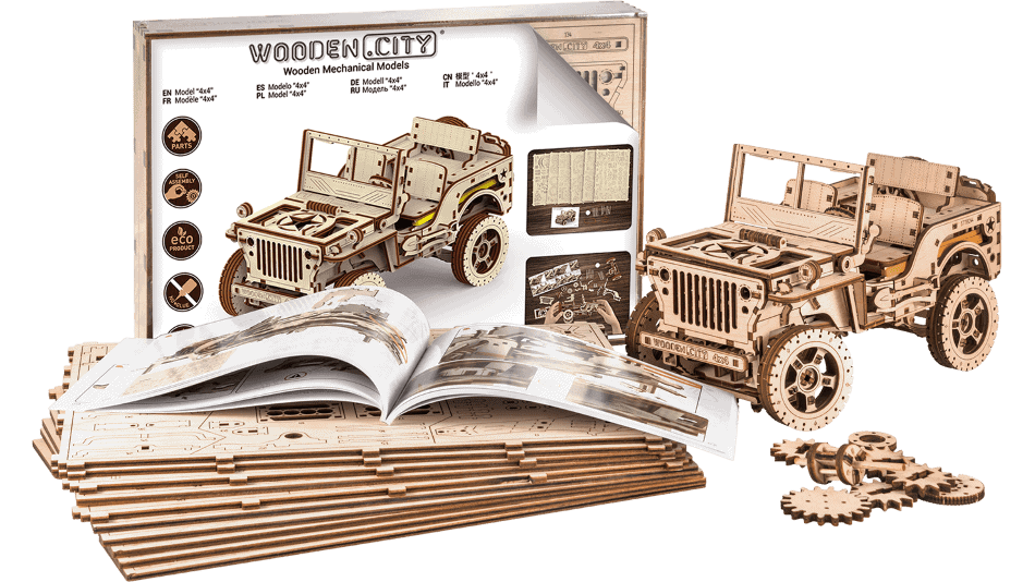 Jeep 4x4 all-wheel Wooden City